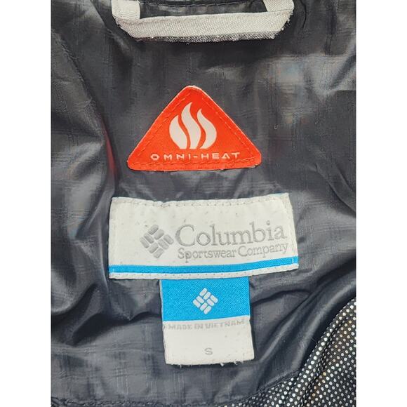 Columbia Omni Heat Long Puffer Coat Womens Small Hooded Winter Jacket Parka - Picture 3 of 16